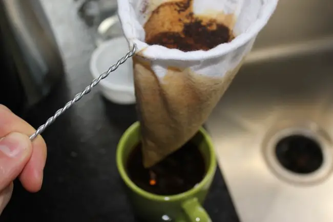 Coffee filter substitutes: Coffee Sock  